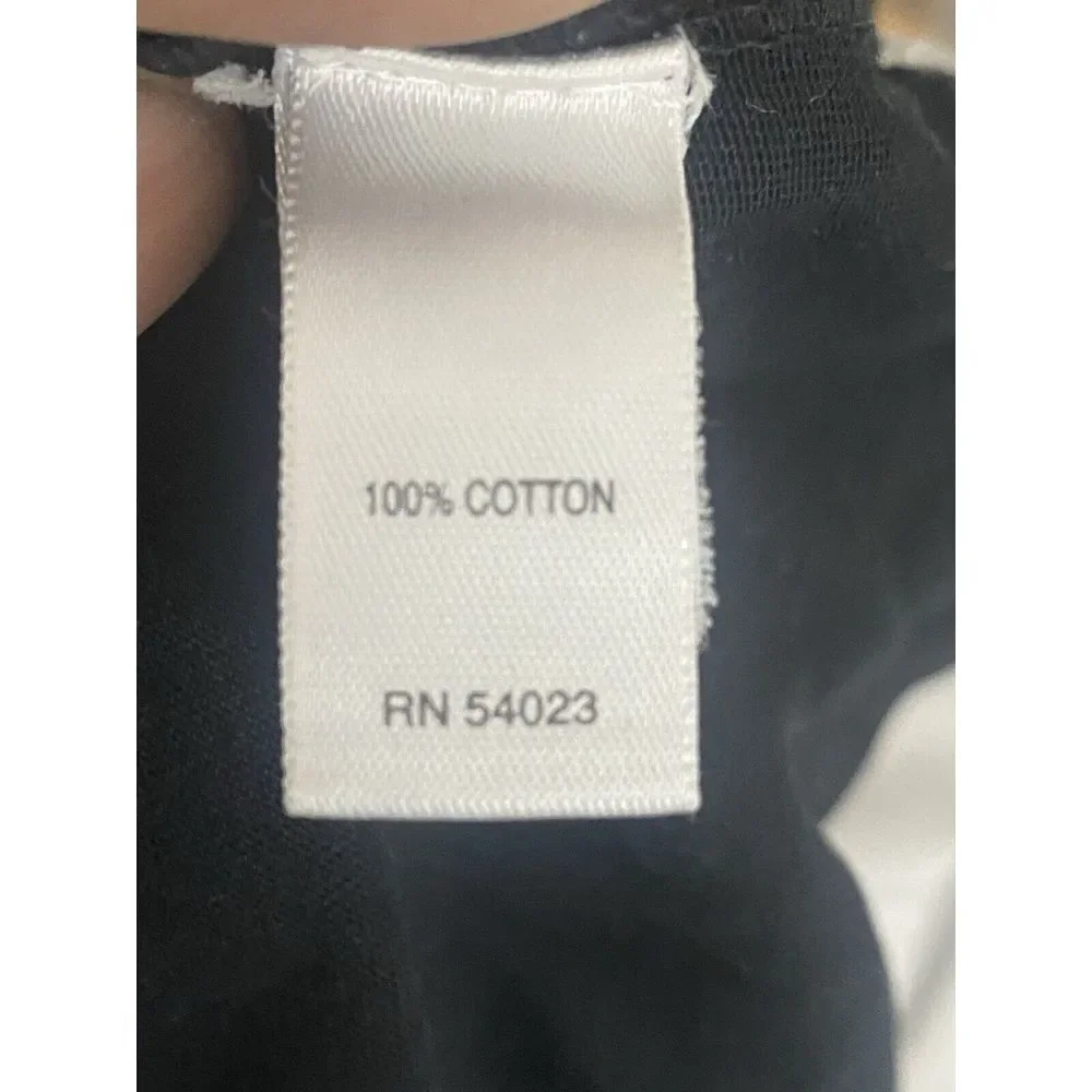 Banana‎ Republic Men's Fitted Pima Polo Shirt Black Short Sleeve Size Medium